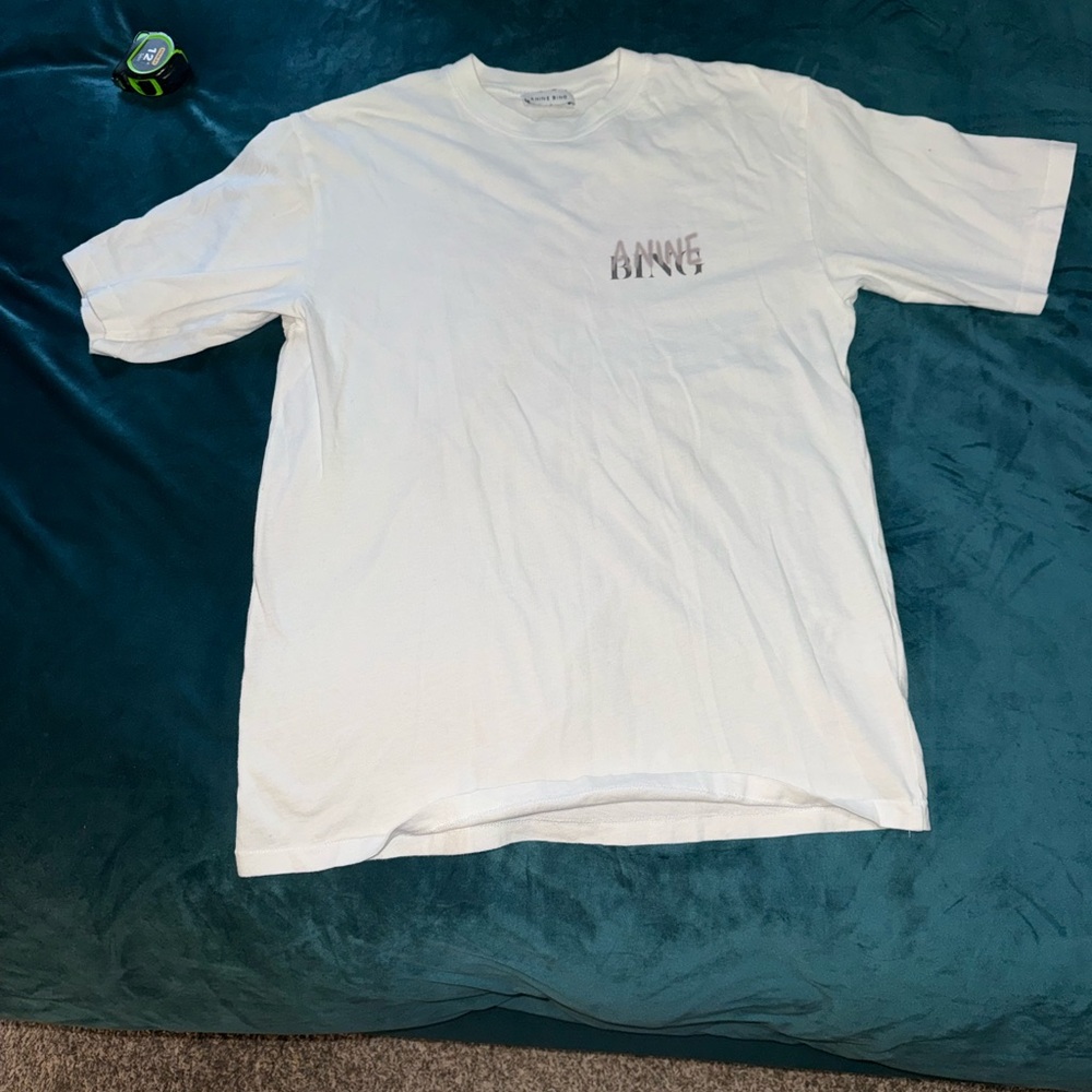 Anine Bing Cason Tee in Graffiti Small